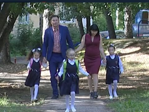 Класс в школьной форме: Школа № 62, 1 «А» класс, Ижевск